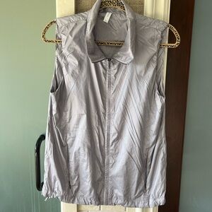 Gap Metallic purple Zip-Up Vest